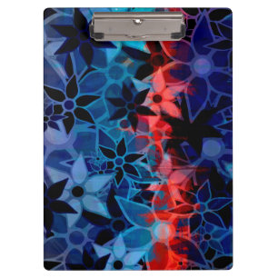 Pranchetas Padrão de Flor de abstrato Art nº 2