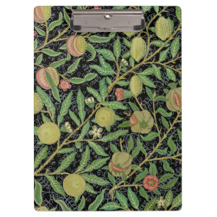 Pranchetas Padrão de Frutas Romã Escura de William Morris
