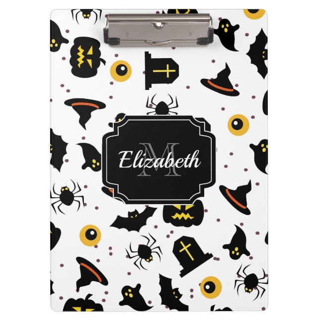 Pranchetas Padrão de Halloween (Frente)