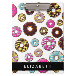 Pranchetas Padrão De Rosquinhas, Rosquinhas Coloridas, Seu No