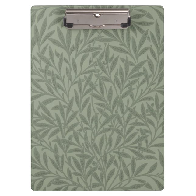 Pranchetas Padrão de Salgueiro William Morris Antigo Verde Sa (Frente)