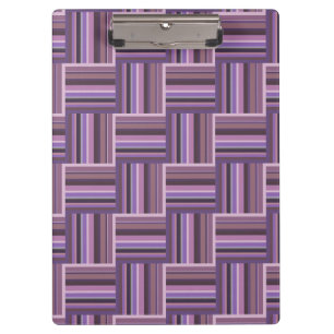 Pranchetas Padrão de tecelagem de faixas de Mauve