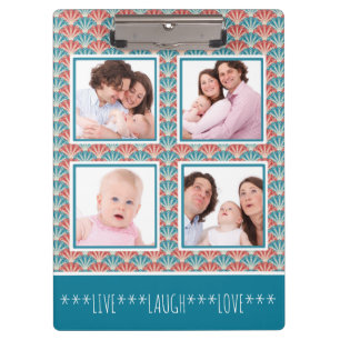 Pranchetas Padrão Decorativo de Colagem de Fotos do Instagram