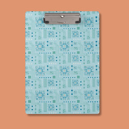 Pranchetas Padrão do Conselho do Circuito Azul e Teal