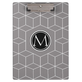 Pranchetas Padrão e monograma do cubo de titânio