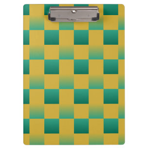 Pranchetas Padrão elegante em verde e ouro