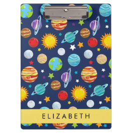 Pranchetas Padrão Espacial, Planetas, Estrelas, Cosmos, Seu N