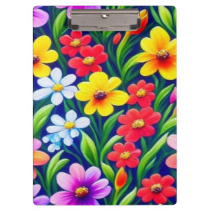 Pranchetas Padrão floral colorido
