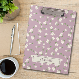 Pranchetas Padrão Floral Pequeno de Gerânio em Aquarela Vinta