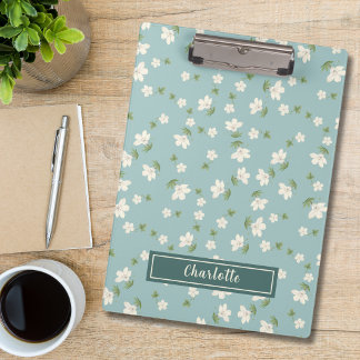 Pranchetas Padrão Floral Pequeno de Gerânio em Aquarela Vinta