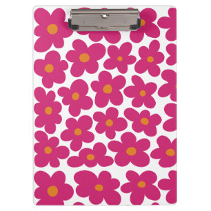 Pranchetas Padrão Floral Rosa Divertido