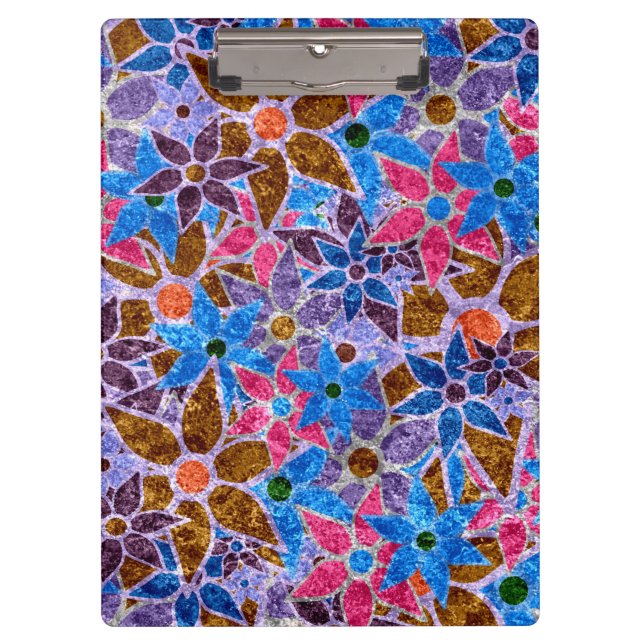 Pranchetas Padrão Floral Trendy #15 (Frente)