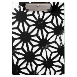 Pranchetas Padrão geométrico preto