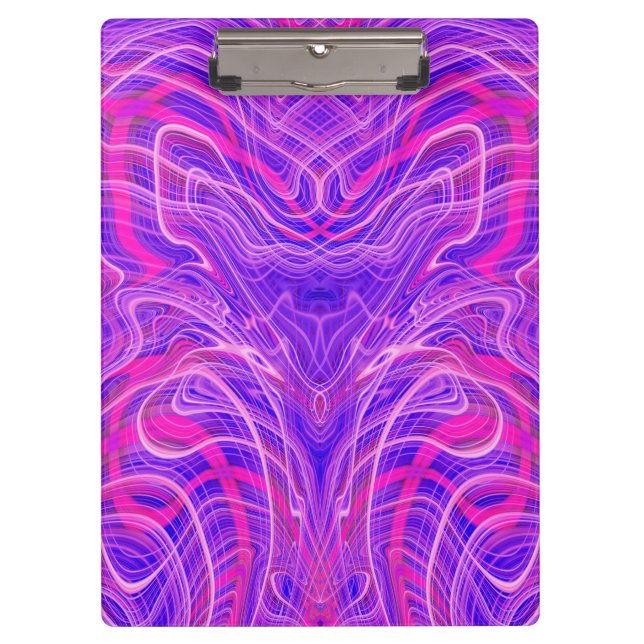 Pranchetas Padrão psicodélico roxo (Frente)