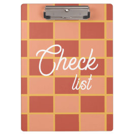 Pranchetas Padrão quadrado verificado