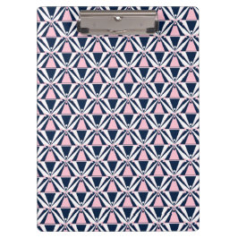 Pranchetas Padrão Rosa Divertido e Azul