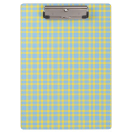 Pranchetas Padrão Xadrez Azul Amarelo
