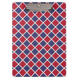 Pranchetas Padrão Xadrez Diamante Arlequim Vermelho Azul Bran