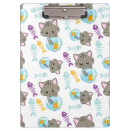 Pranchetas Padrões De Gatos, Gatos Cutes, Gatinhos, Peixes