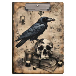 Pranchetas Página Arcana Raven e Skull