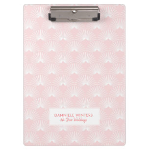 Pranchetas Pail-Pink e White Art-Deco