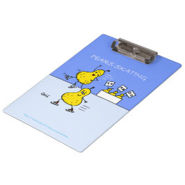 Pranchetas Pairos Bonitos Figura Patinando Caricatura de Pera