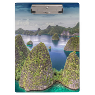 Pranchetas Paisagem da Ilha Wayag, Indonésia