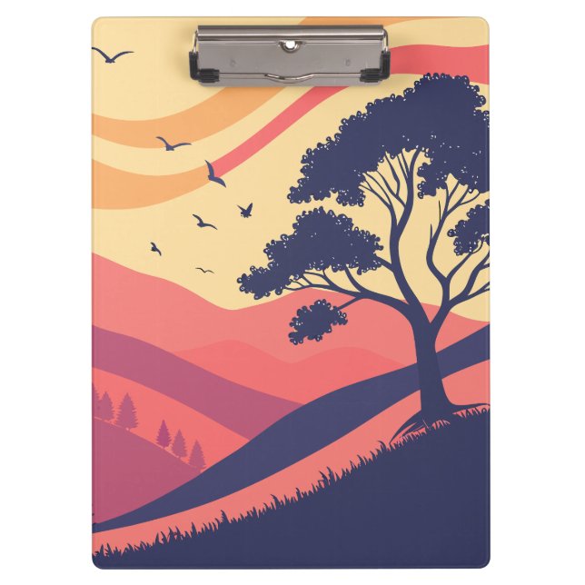 Pranchetas Paisagem Serene Sunset (Frente)