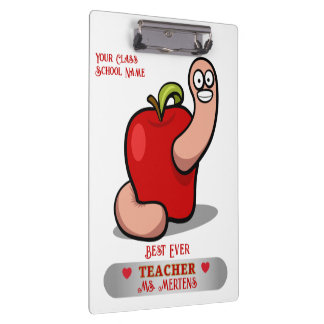 Pranchetas Palavra de Apreciação do Professor em Apple Add Na