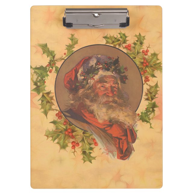 Pranchetas Papai Noel Antigo Vitoriano Leyendecker (Frente)