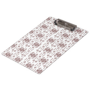 Pranchetas Papel de embrulho branco simétrico, que inclui um