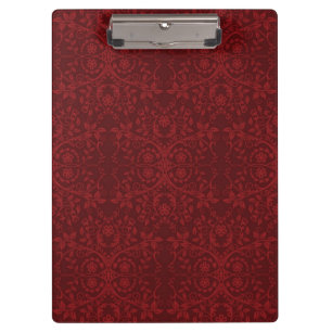 Pranchetas Papel de parede floral vermelho detalhado