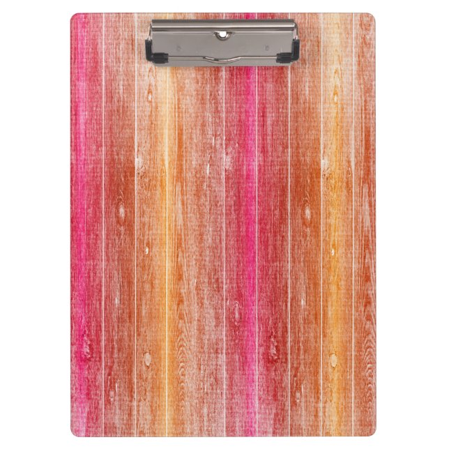 Pranchetas parede colorida de madeira (Frente)