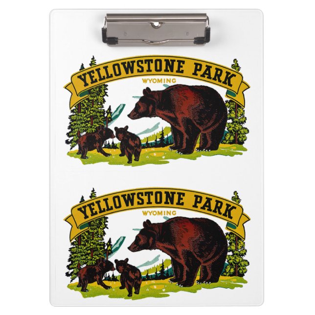 Pranchetas Parque Yellowstone (Frente)