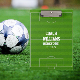 Pranchetas Passo de futebol do campo de futebol personalizado