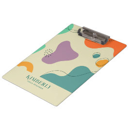 Pranchetas Pastel colorido abstrato forma o fundo moderno