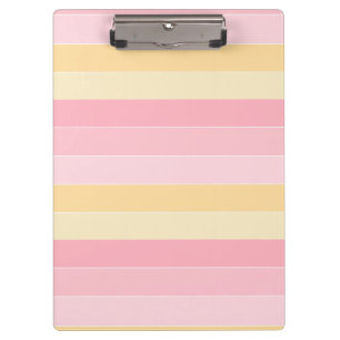 Pranchetas Pastel Cores Rosa Vanilla Amarelo Tendência Branco