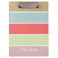 Pastel feminino elegante moderno listrado