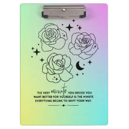 Pranchetas Pastel Glow Up Clipboard