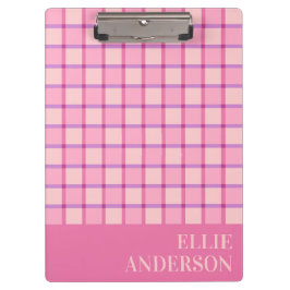 Pranchetas Pastel Rosa Roxo Personalizado Xadrez Moderno