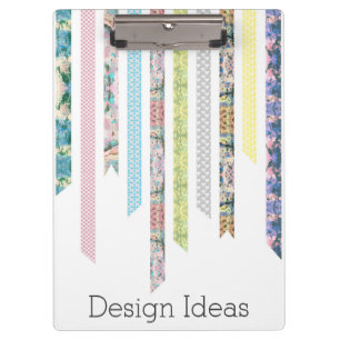 Pranchetas Pastels da fita de Washi DIY & ideias do design