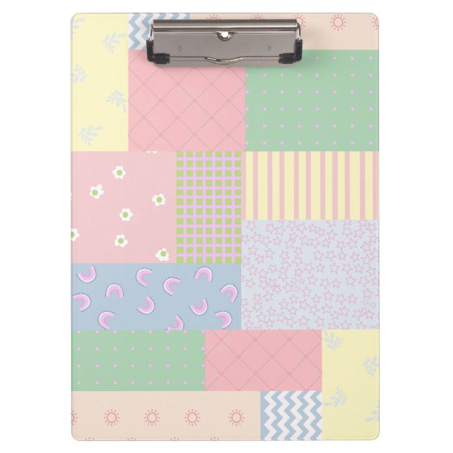 Pranchetas Patchwork de Pastel (Frente)