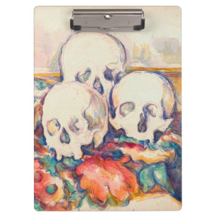 Pranchetas Paul Cezanne - A Aquarela de Três Crânios