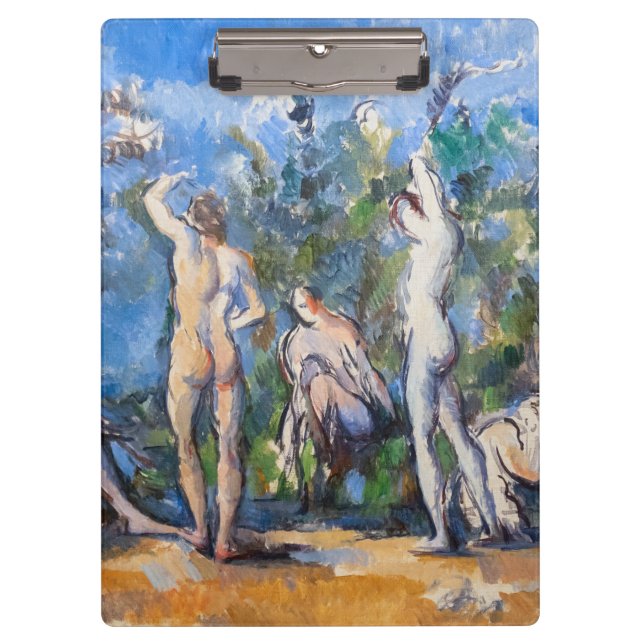 Pranchetas Paul Cezanne - Cinco Banhistas (Frente)