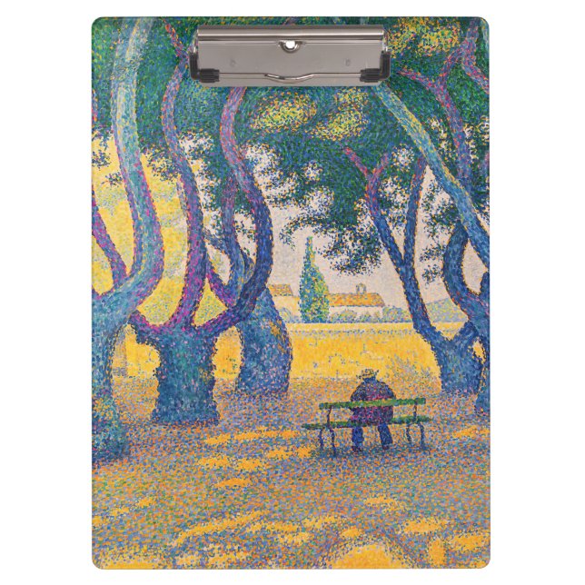 Pranchetas Paul Signac - Place des Lices, Santo-Tropez (Frente)