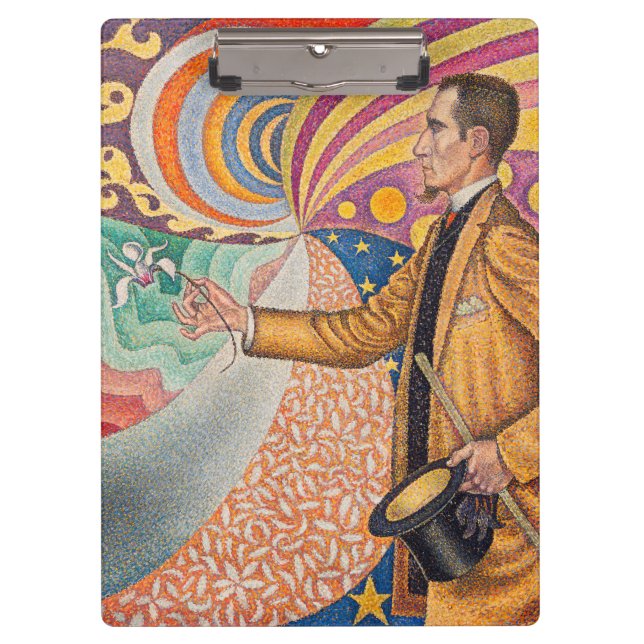 Pranchetas Paul Signac - Retrato de M Felix Feneon, Opus 217 (Frente)