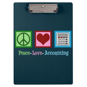 Pranchetas Peace Love Accounting