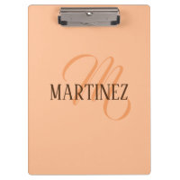 Peach Fuzz Nome Personalizado Elegante