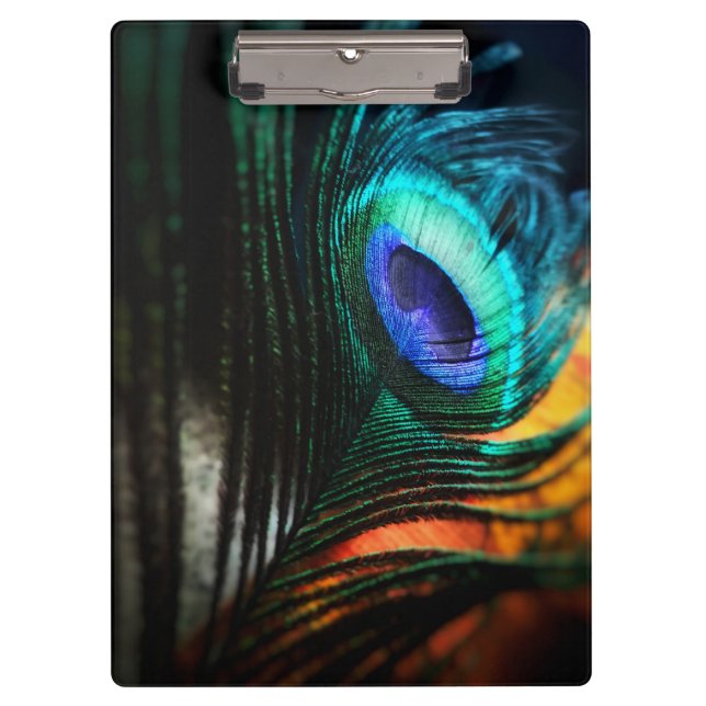 Pranchetas Peakcock Feather de perto e pessoal (Frente)