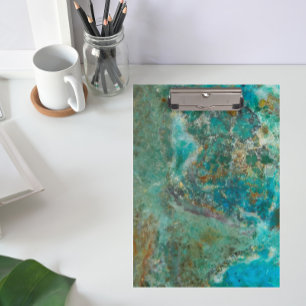 Pranchetas Pedra Mineral Chrysocolla Azul